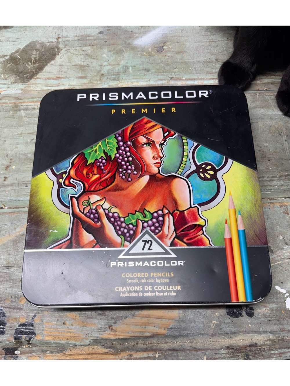 Prismacolor Premier 72 count colored pencils box set - used